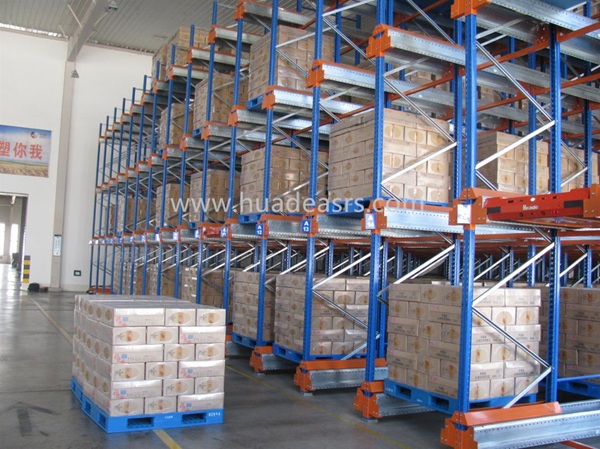 Shuttle Rack for Semi-automated Warehouse
