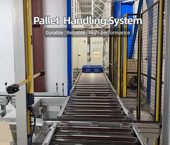 Pallet conveyor turntables Pallet conveyor turntables