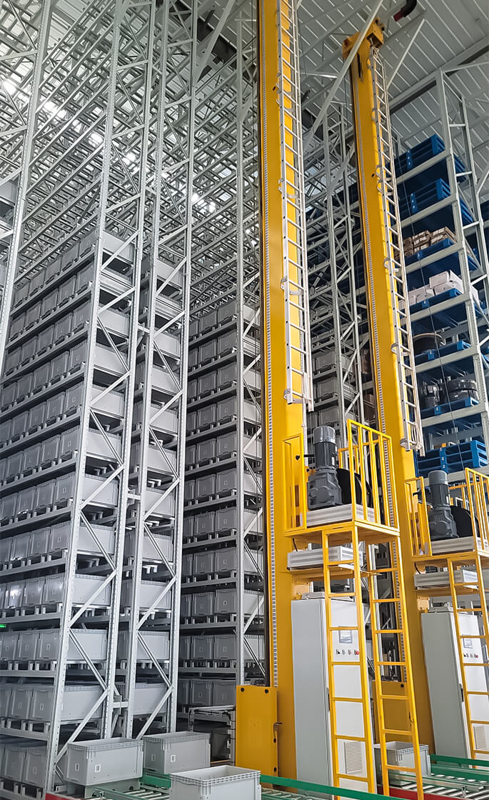 Mini load Stacker Crane
