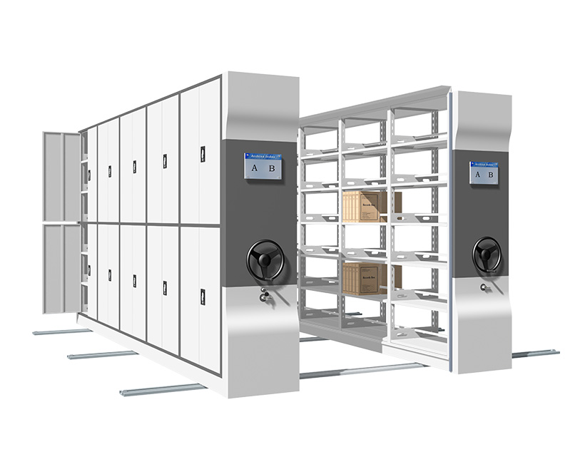 Mechanical-assist Mobile Shelving（5A)"