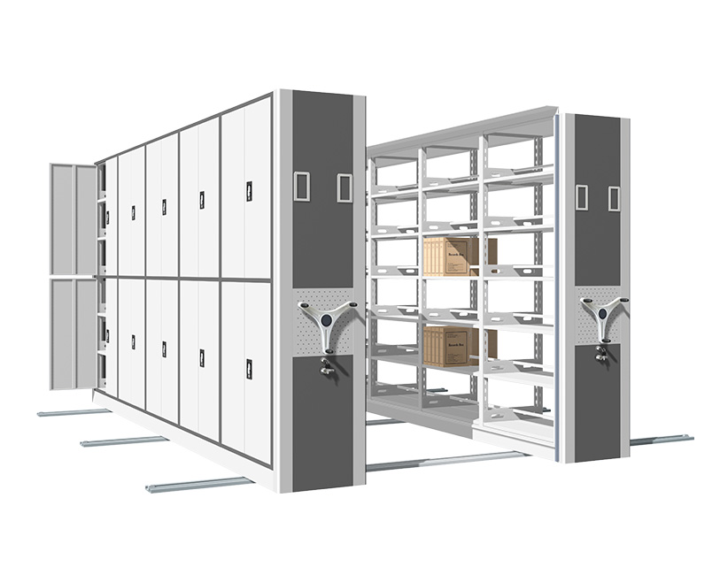 Mechanical-assist Mobile Shelving（03A)