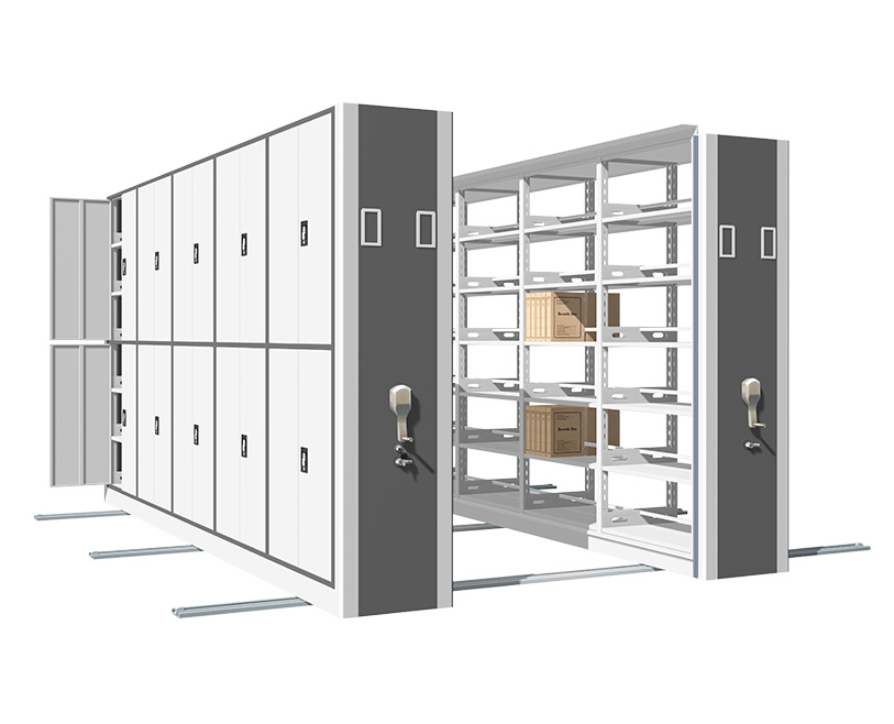 Mechanical-assist Mobile Shelving（4A)