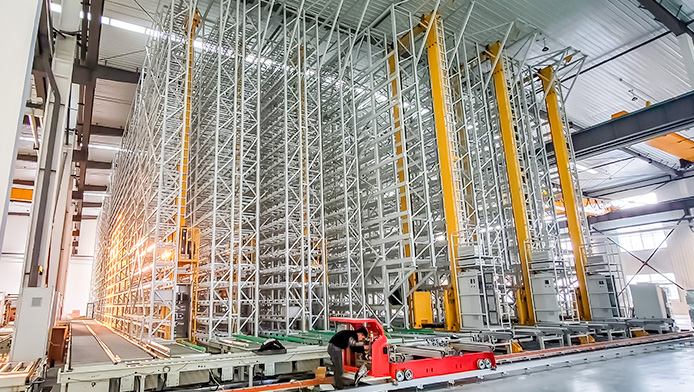 Mini load ASRS Stacker Crane Automated Warehouse System