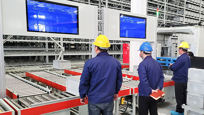 Mini load ASRS with Conveyor & WMS, Streamlined Warehouse Workflow Integration