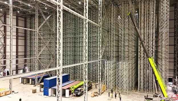 ASRS High-Bay Racking for Beer Warehouse Space Maximization