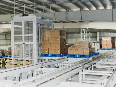 Pallet elevators for automated warehouse