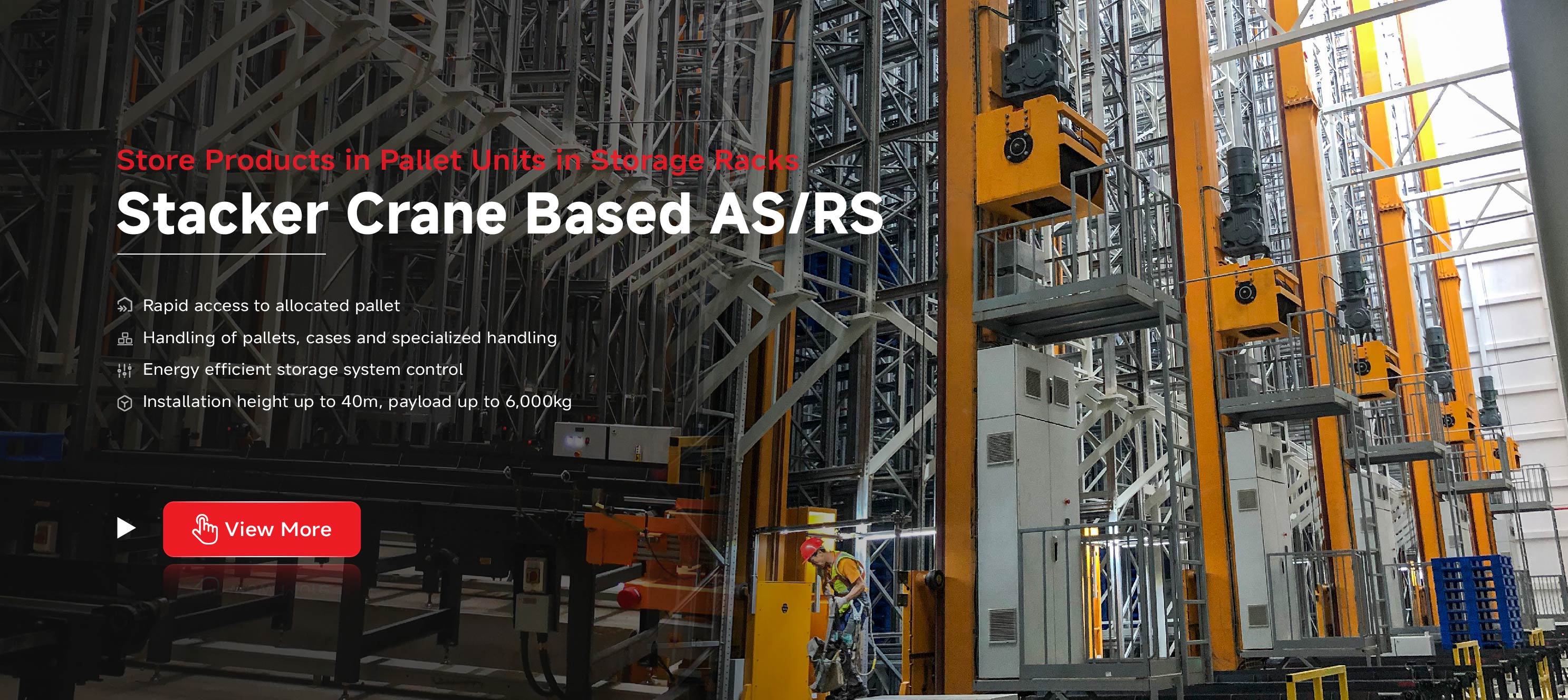 Hydglobalasrs Stacker Crane Based AS/RS