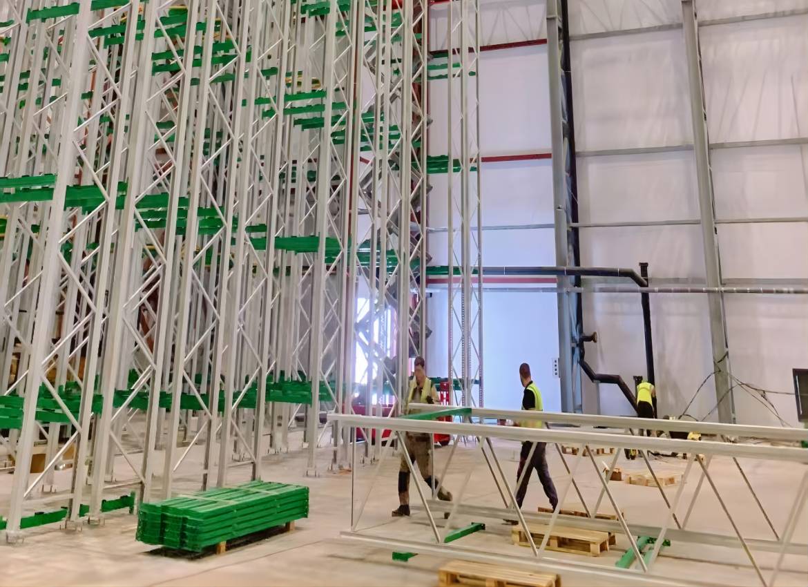 Our Stacker Crane Beer Warehouse Construction Site Report